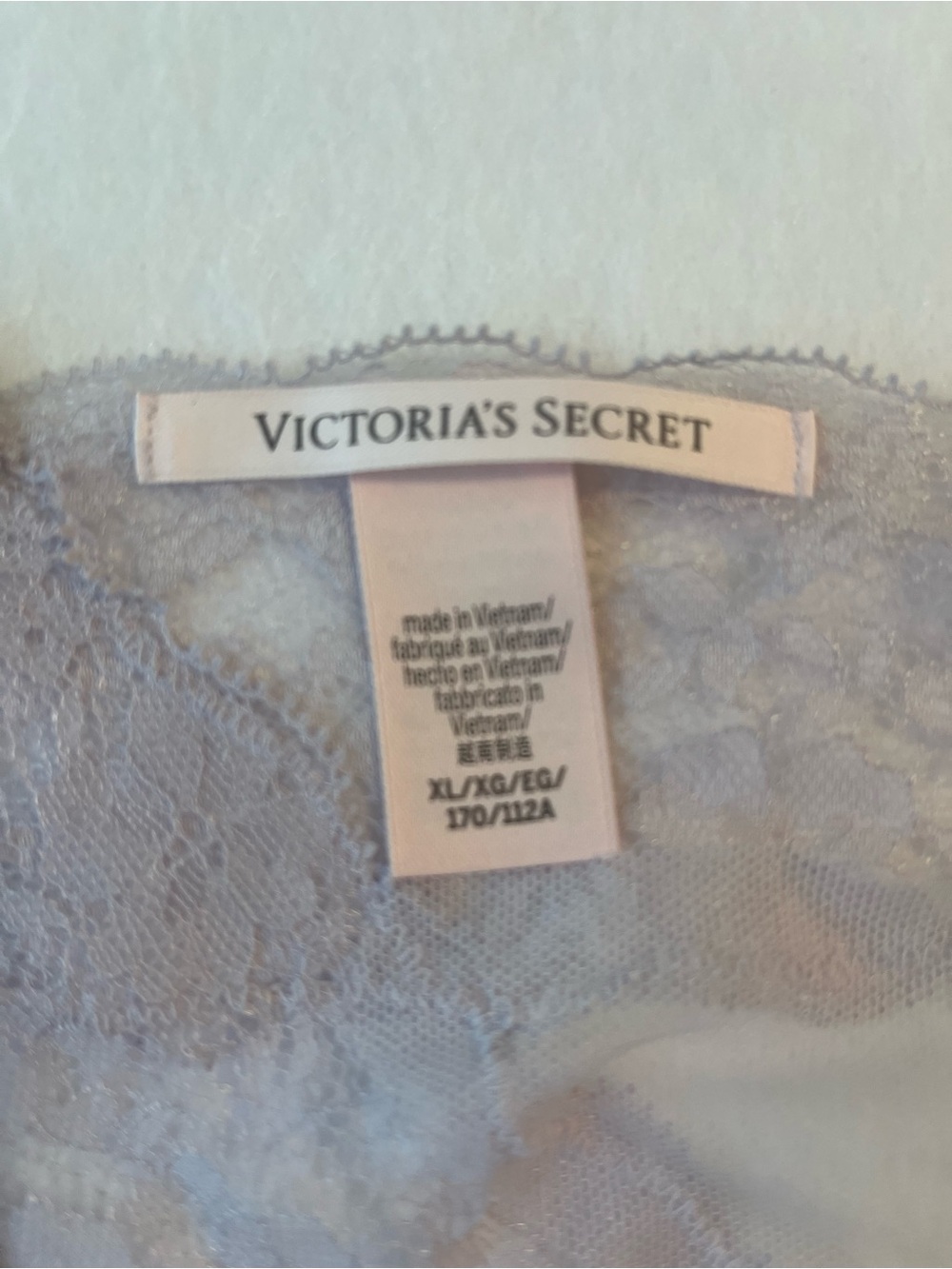 Victoria's Secret Light Lavender Satin & Lace Chemise - Picture 2 of 10